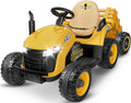 24V Ride On Tractor Tiltable Detachable Trailer 2x65W Motors EVA Tires Remote Control