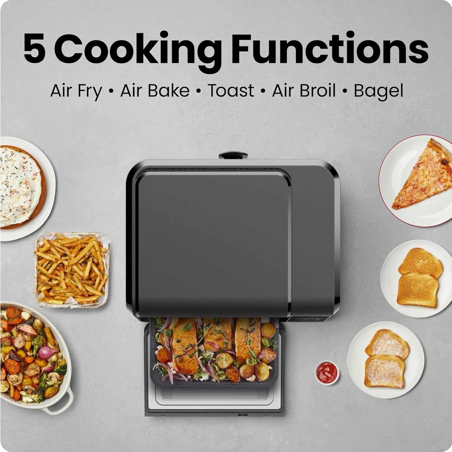 Chefman Air Fryer Toaster Oven Combo 15 Qt. Countertop Oven for Quick & Healthy Meals