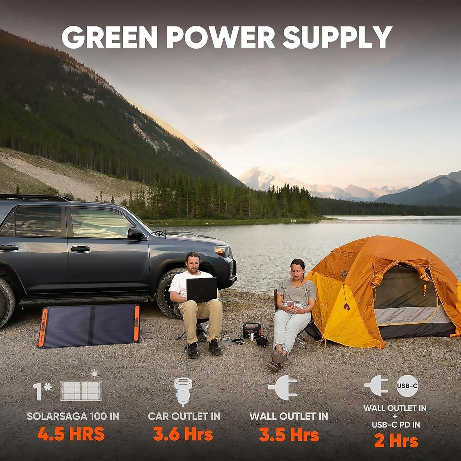 Portable Power Station Explorer 300 293Wh Backup Lithium Battery Solar Generator for Outdoors